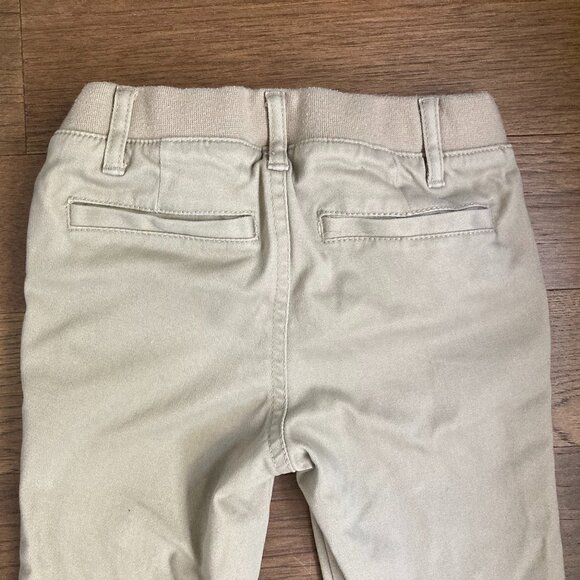 Boys' Straight Fit Uniform Pants - Cat & Jack™ Khaki - Picture 4 of 5